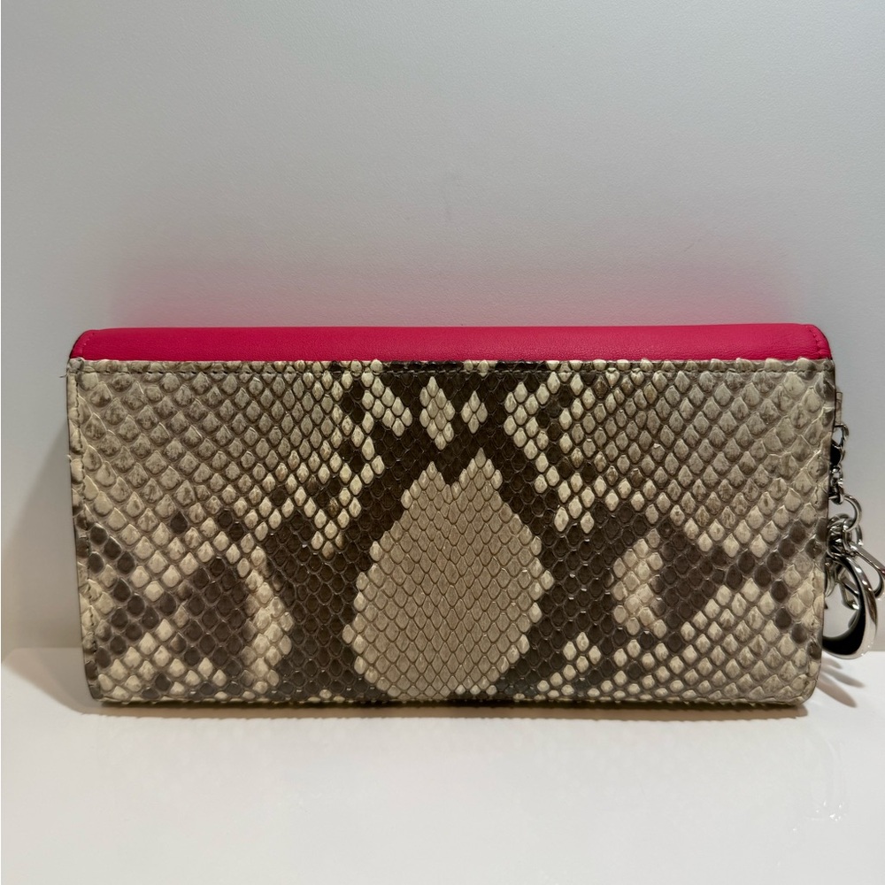 Dior Multicolor Python Diorissimo Recontre Wallet… - image 2